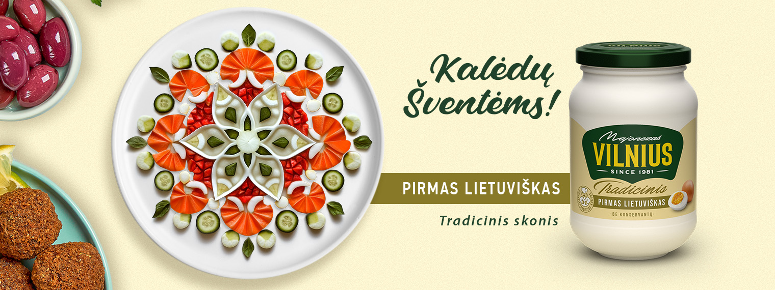 Kalėdų šventėms pirmas lietuviškas Vilniaus majonezas